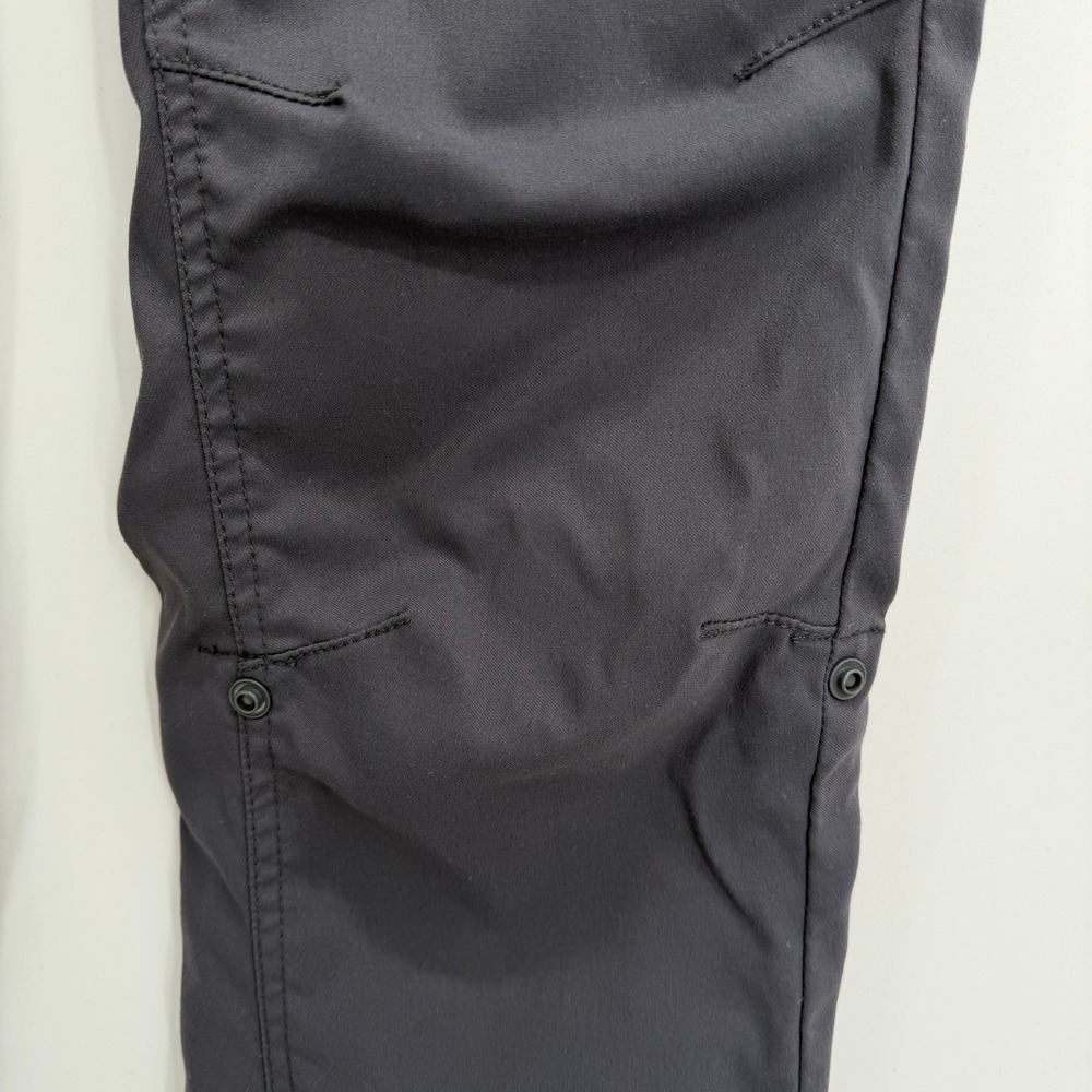 Prana Halle Hiking Pants Size 6 Grey Stretch Roll Up Straight Leg Nylon Blend - Picture 4 of 11